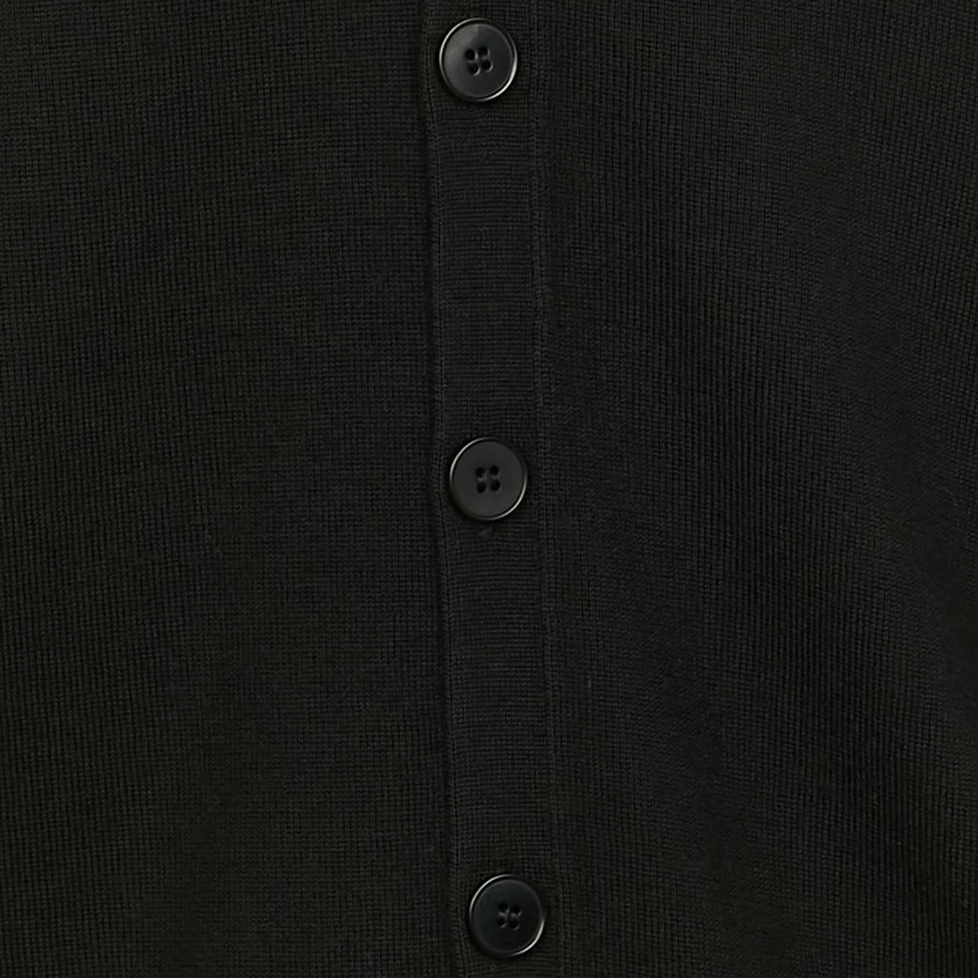 AU PRINTEMPS PARIS Cárdigan de lana con cuello de pico en negro