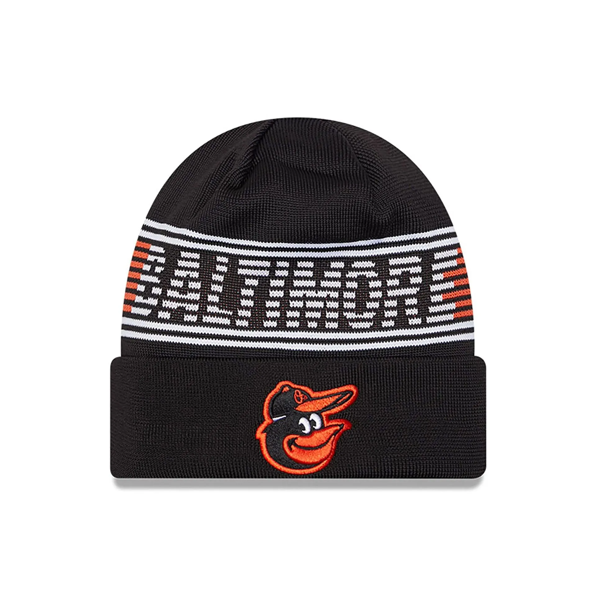 Baltimore Orioles City Connect Gorro de punto deportivo negro
