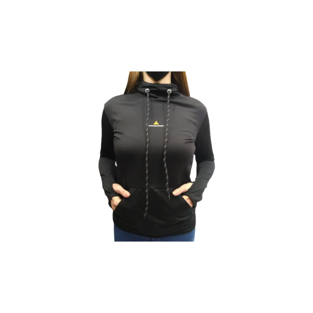 Buzo Mujer Urbano Deportivo Urban Luxury Ng +Guantes y cuellos termicos