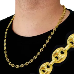 Cadena oro 18k calabrote ancha
