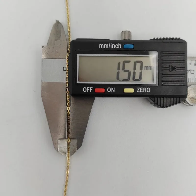 Cadena oro 18k forzada