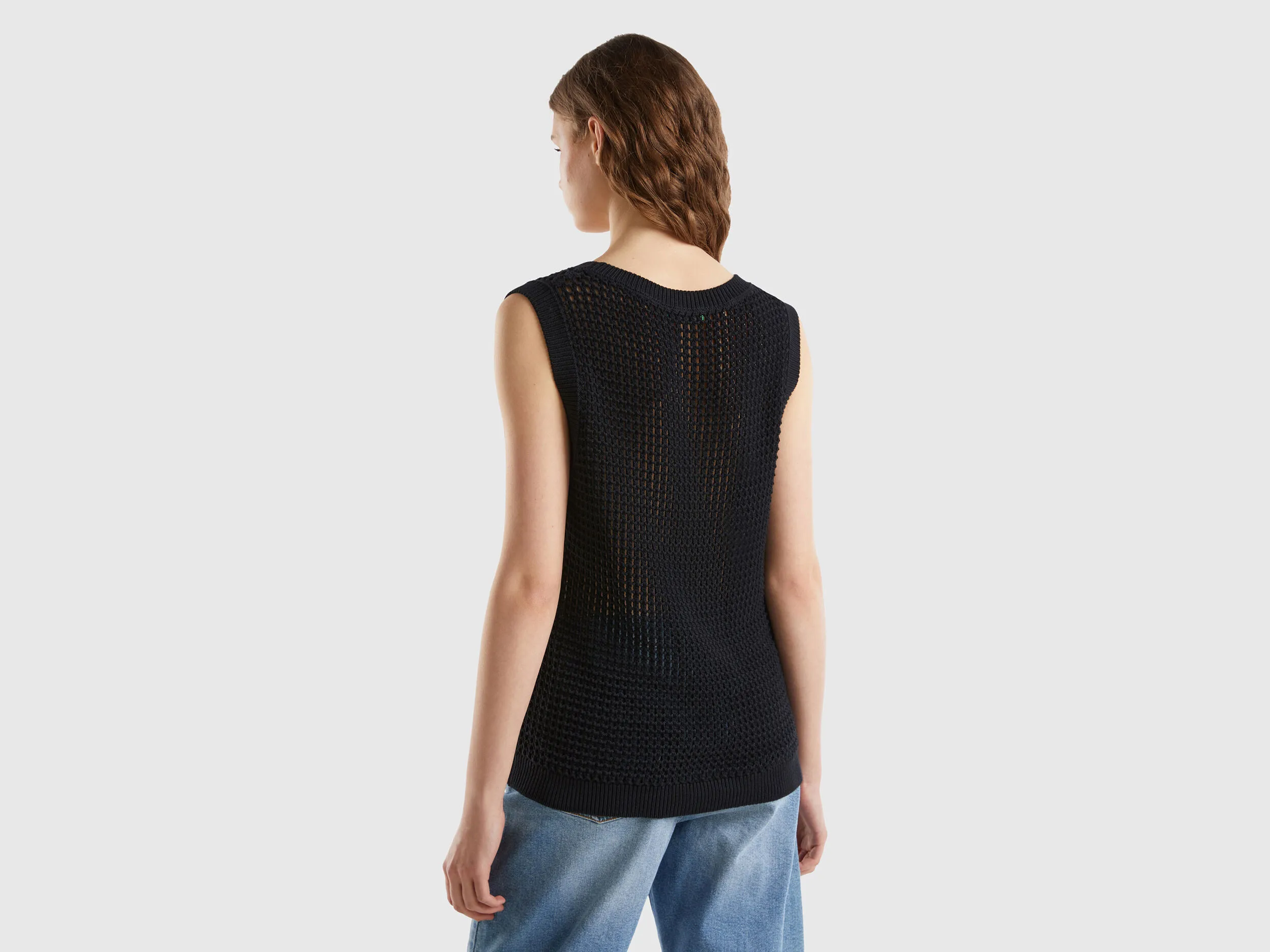 Camiseta de tirantes de ganchillo