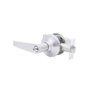 Cerradura de Manija Tubular con Llave Cromo