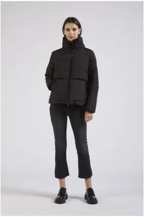 chaqueta acolchada con parte superior acolchada black