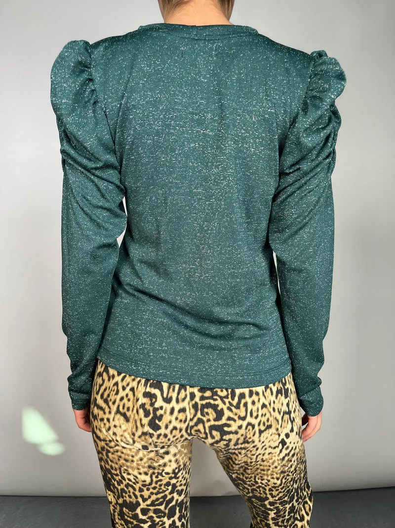 DEMARIAS Polera Tejida Lurex