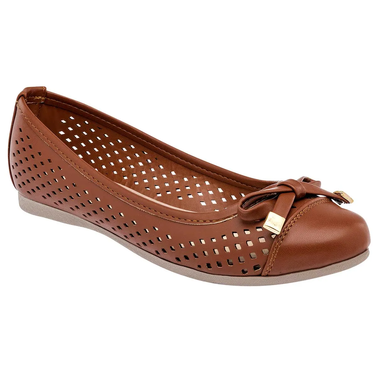 Flats Exterior Piel sintética Color Camel Para Mujer De RBCOLLECTION