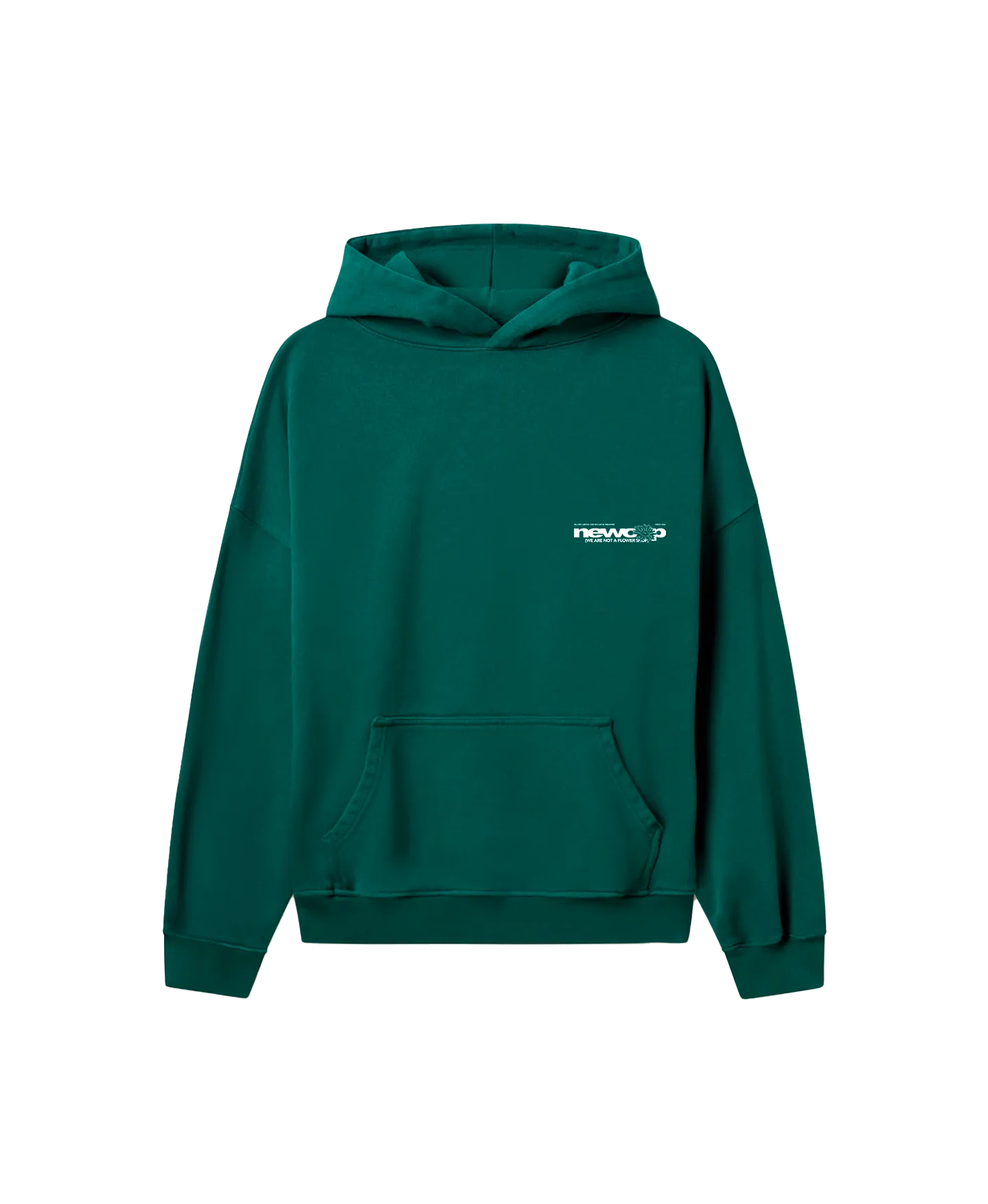 Flowers Green Hoodie