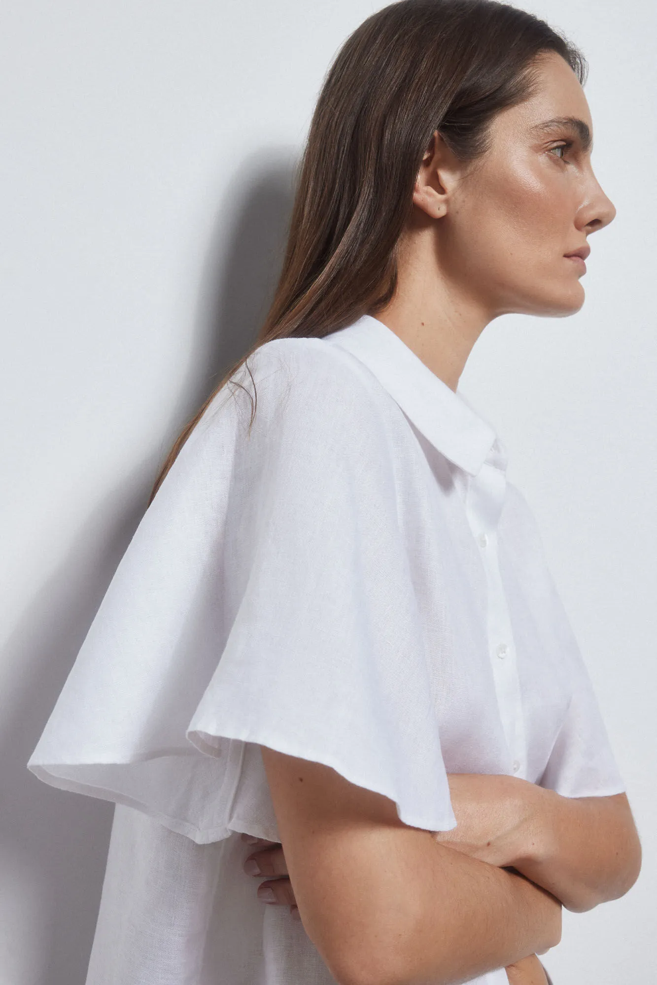 Fluid linen shirt
