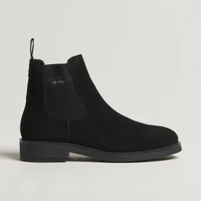 GANT Prepdale Suede Chelsea Boot Black