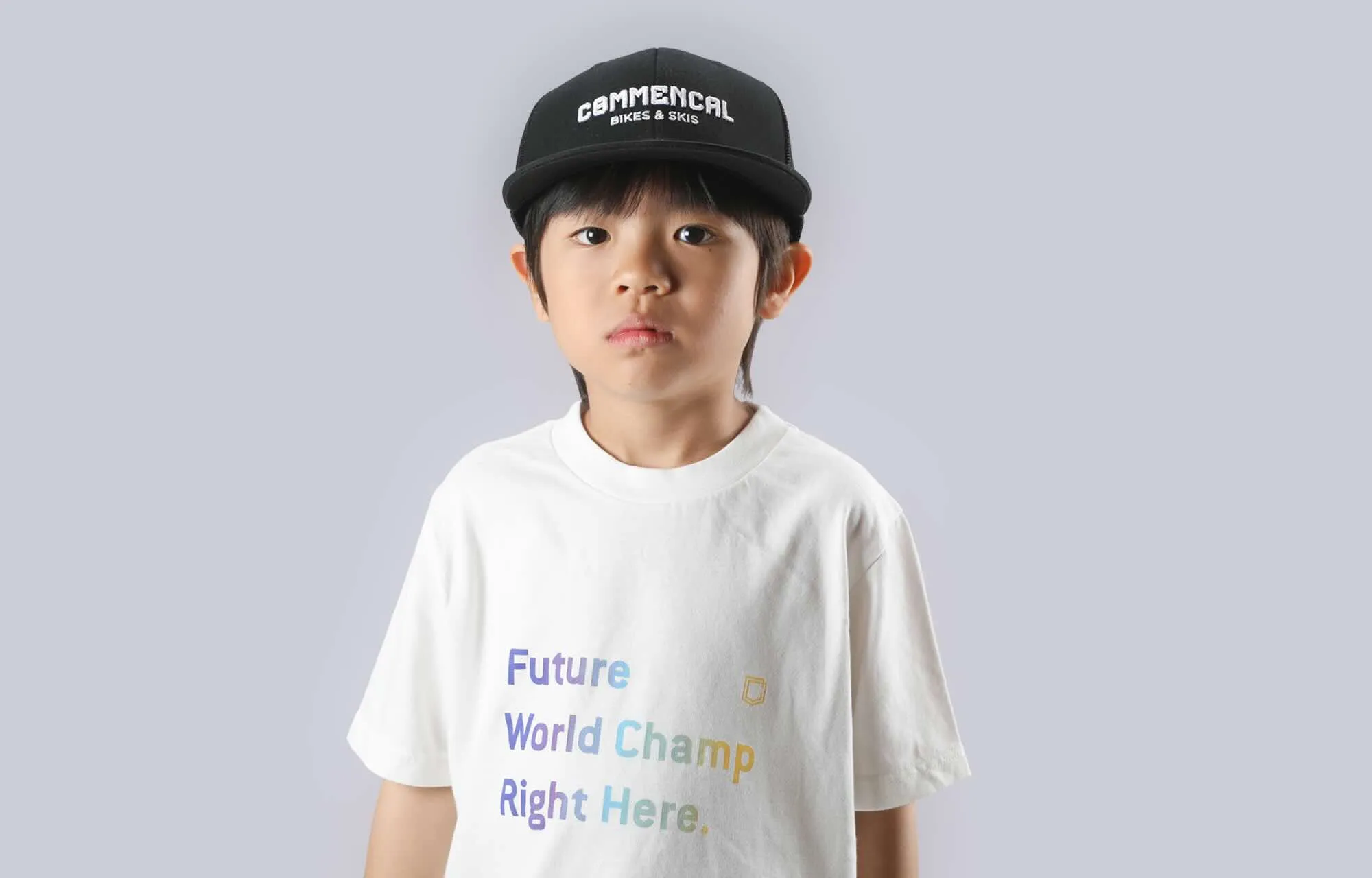 GORRA COMMENCAL KIDS TRUCKER CORPORATE BLACK
