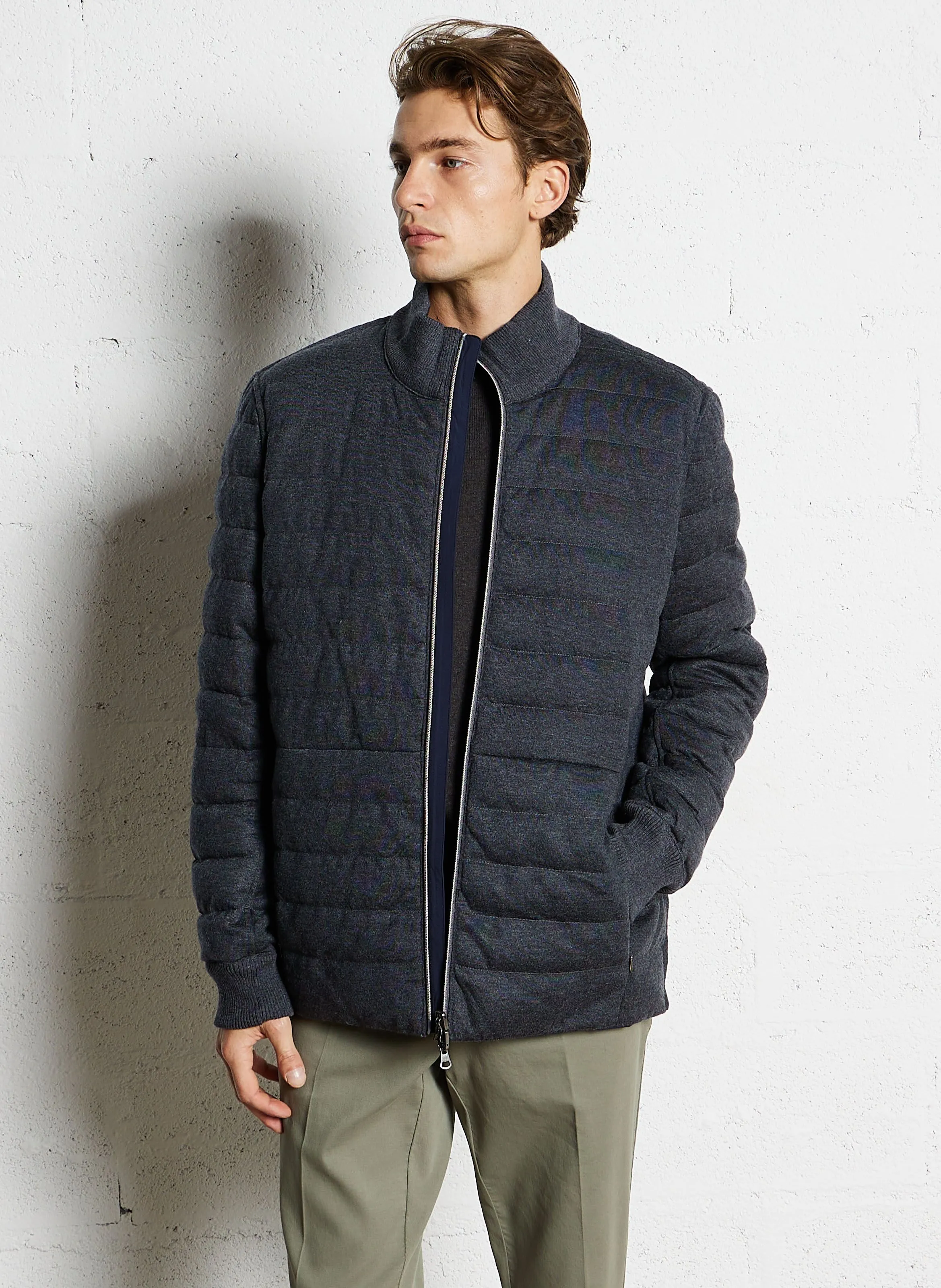HACKETT Chaqueta acolchada reversible en gris