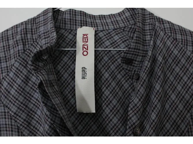 Kenzo Vestidos Gris 