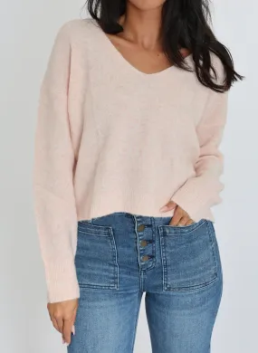KOOKAI LIZA - Jersey holgado de mezcla de lana en rosa