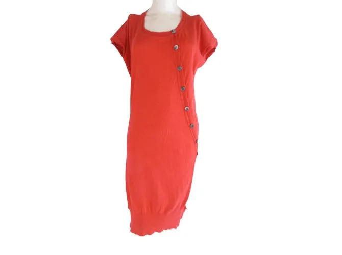 Mcq Vestido Roja 