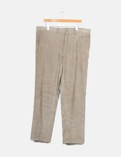 NoName Pantalón beige de pana