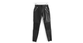 pantalones moteros de cuero Joseph Spark Negro 