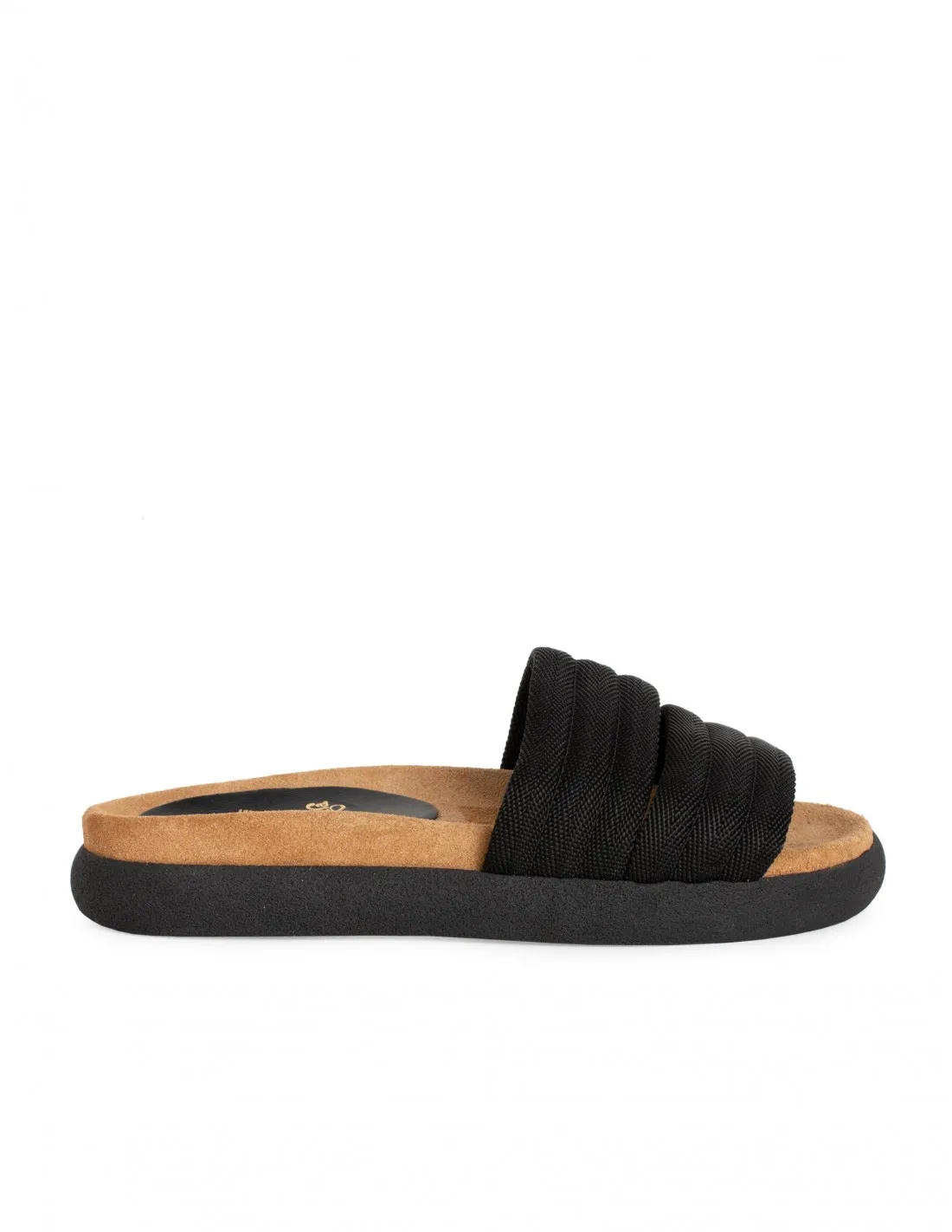 Sandalias Anatómicas Plataforma Negras PERA LIMONERA