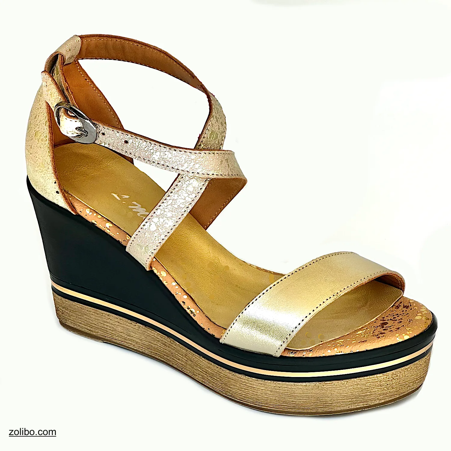 Sandalias de cuña de mujer Multicolor