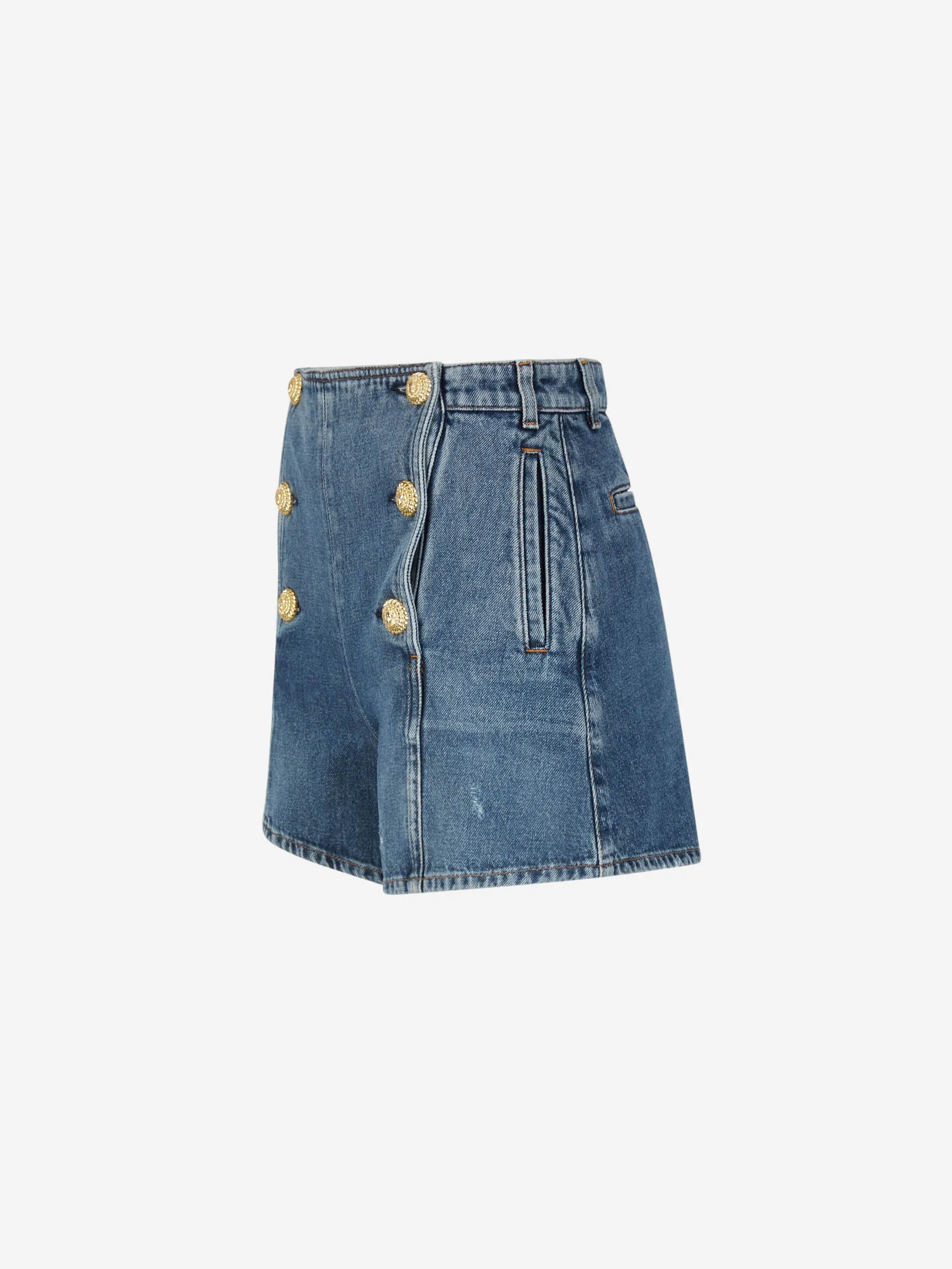 Shorts Denim Botones