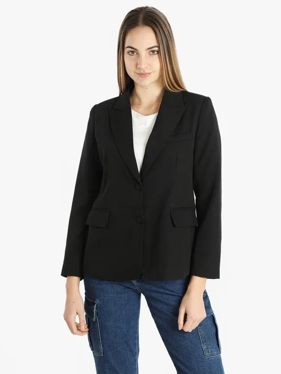 Solada Blazer clásico de mujer de color liso.