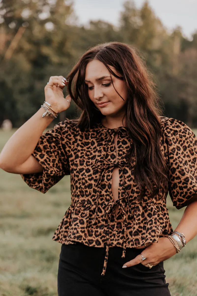 Statement Maker Leopard Top-