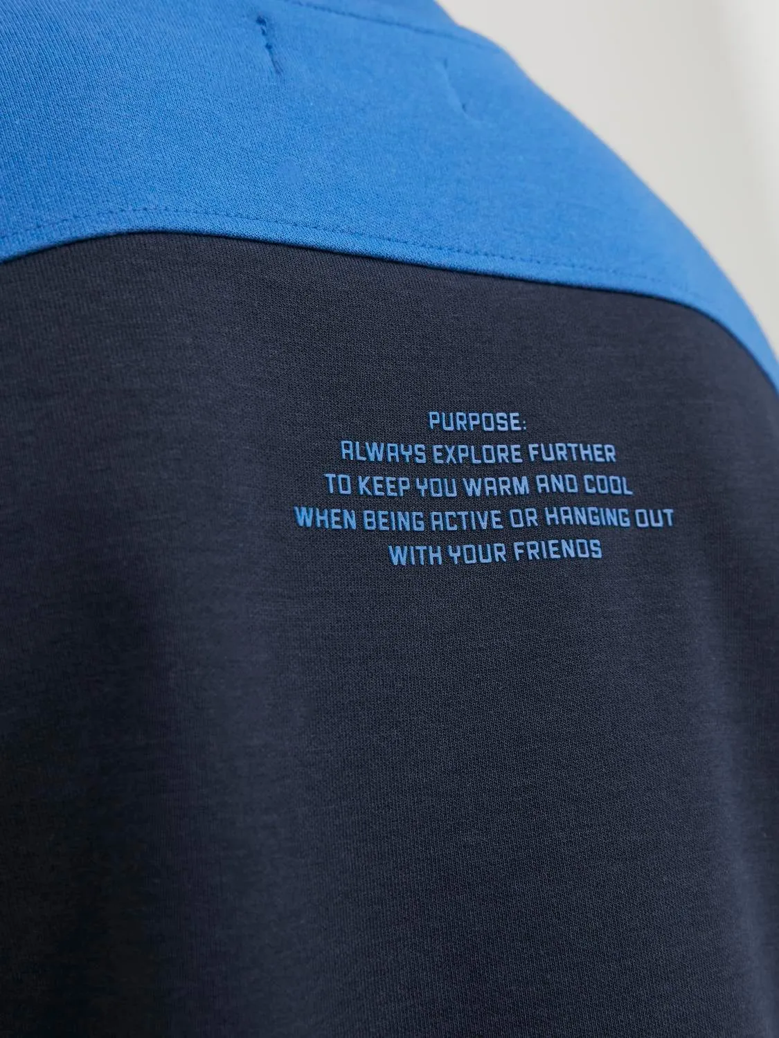Sudadera Estampado Junior | Azul oscuro | Jack & Jones®