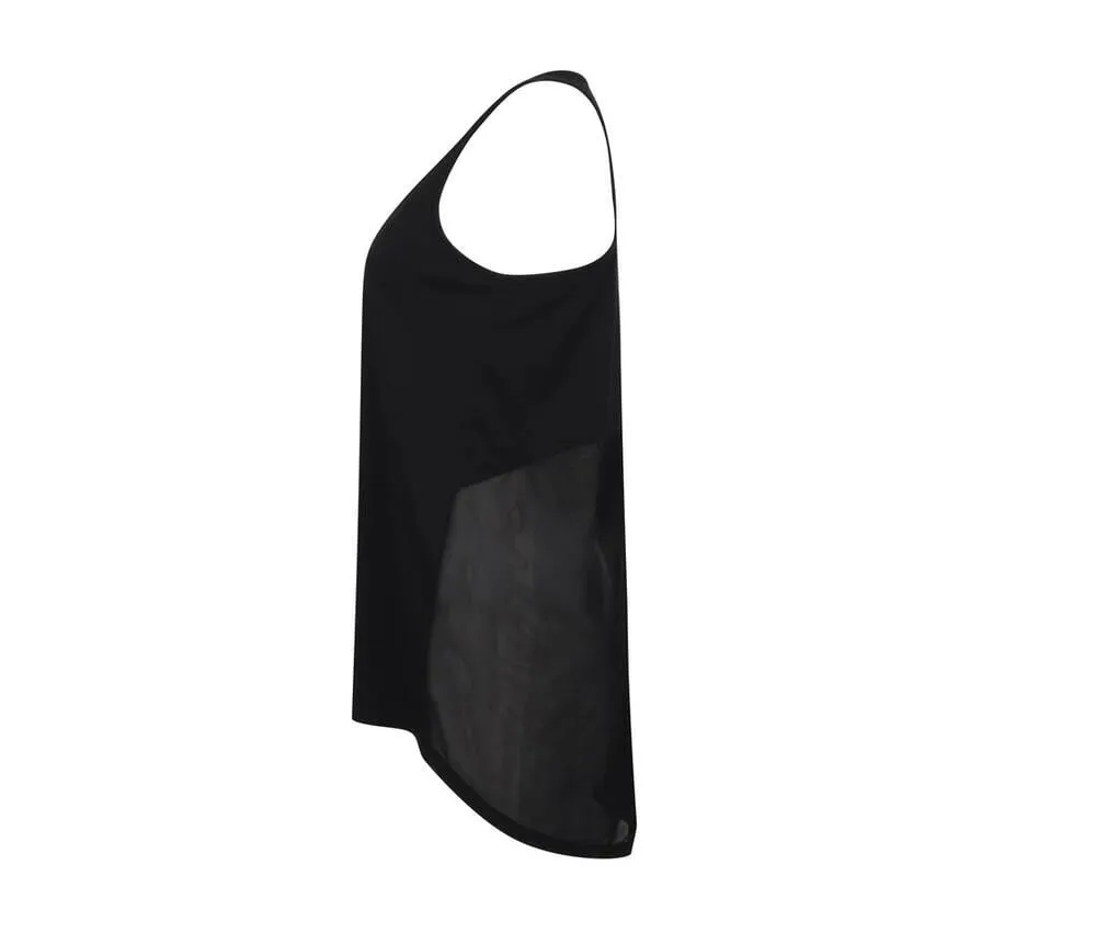 Tombo TL507 - Camiseta sin mangas para mujer abierta por detrás TL507 - Black