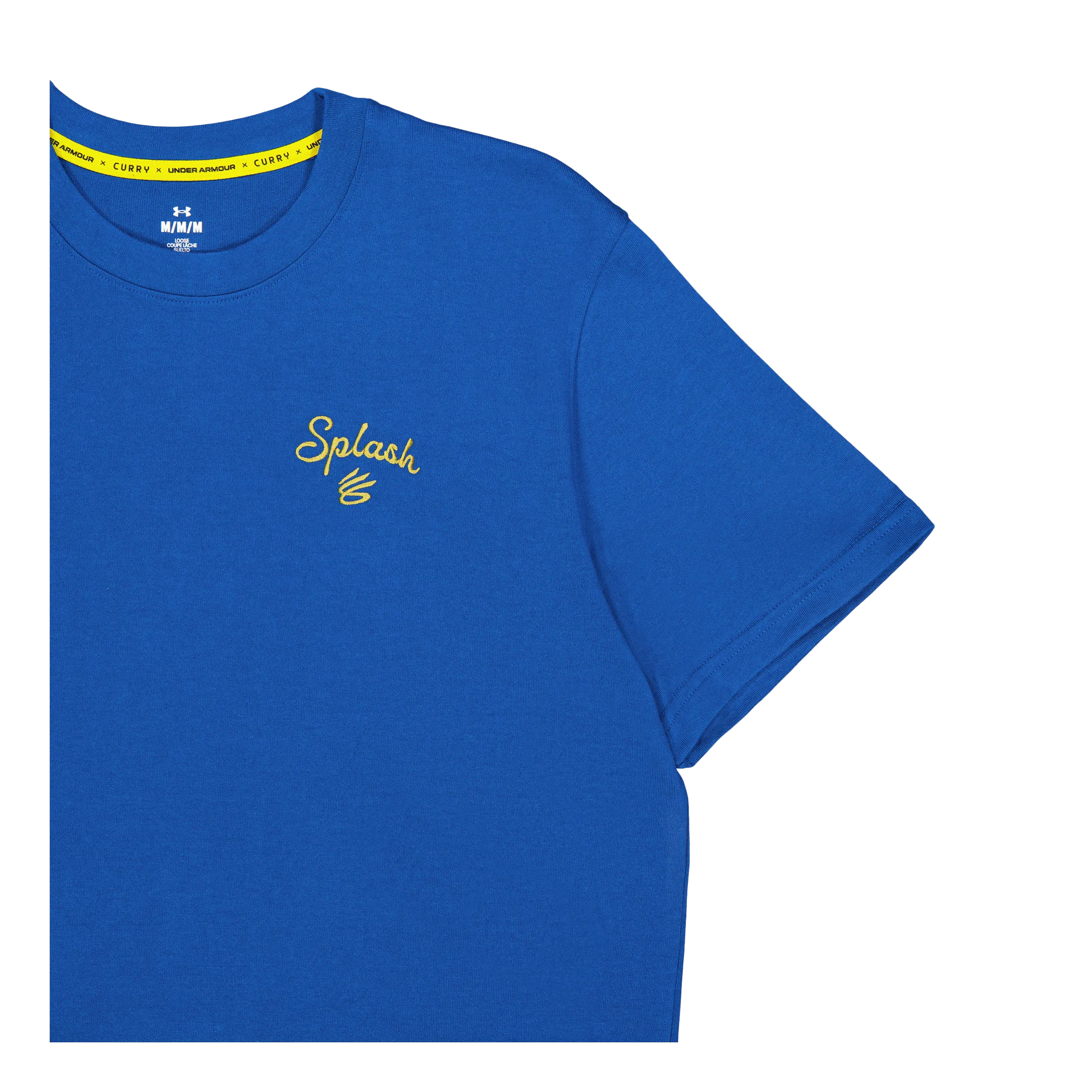 Under Armour Curry Emb Splash Tee Varsity Blue