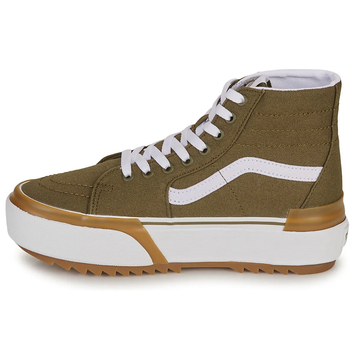 Vans Sk8-Hi Tapered Stacked "Canvas Dark Olive" W