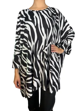 VICTORIA RAVEAU Polera Animal Print