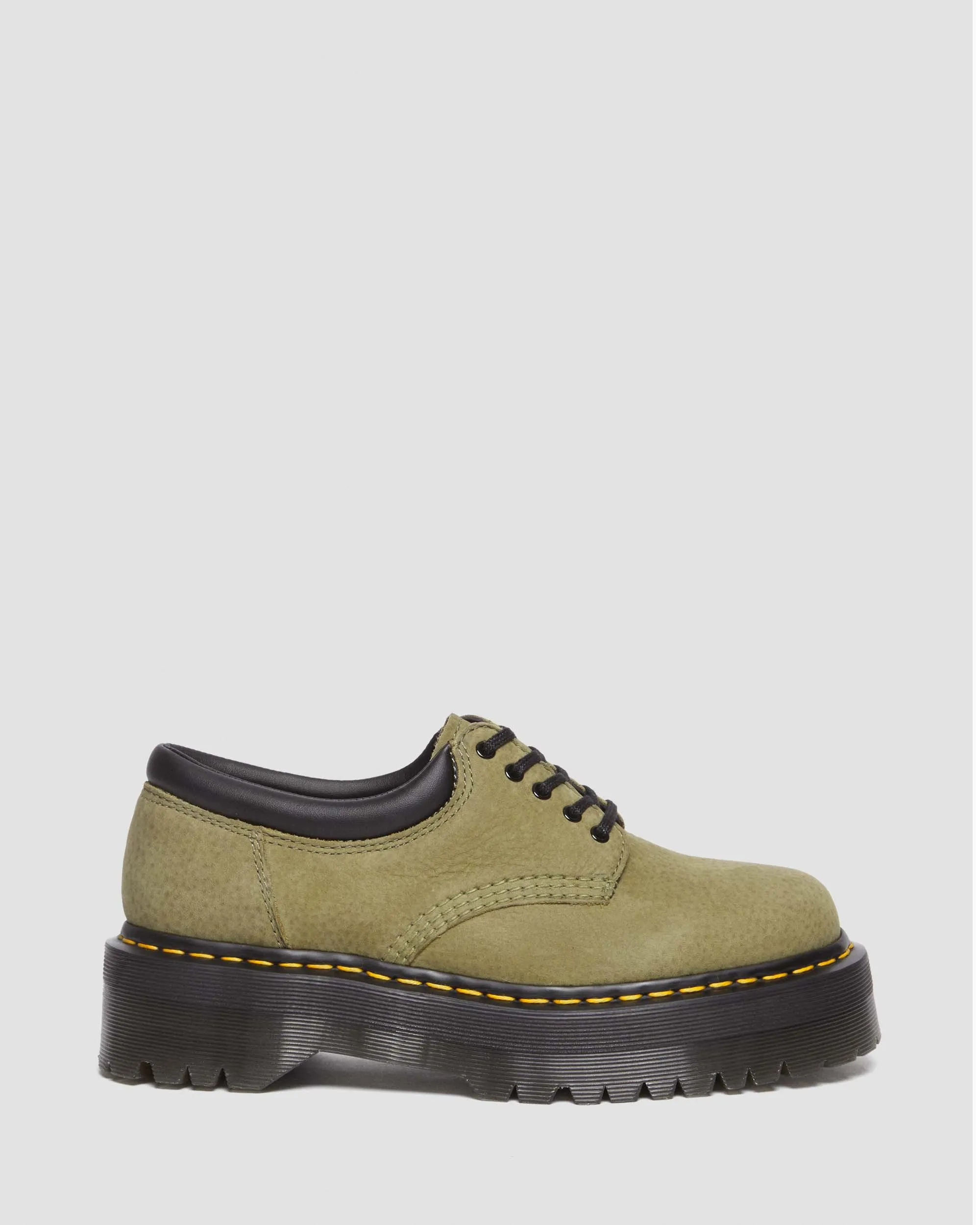 Zapato con plataforma 8053 de piel Tumbled Nubuck